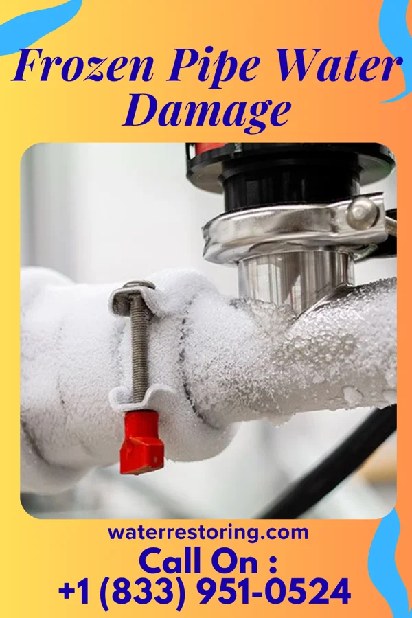Frozen Pipe Water Damage in De Soto, IA